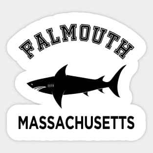 Falmouth Cape Cod shark Vacation Souvenir Sticker